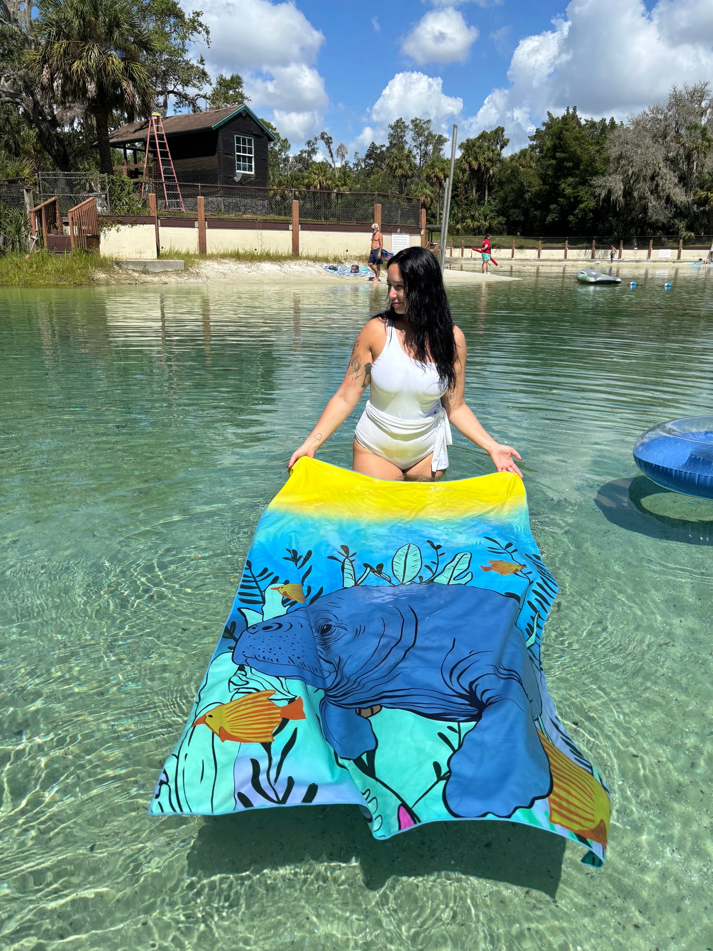Manatee Beach Towel