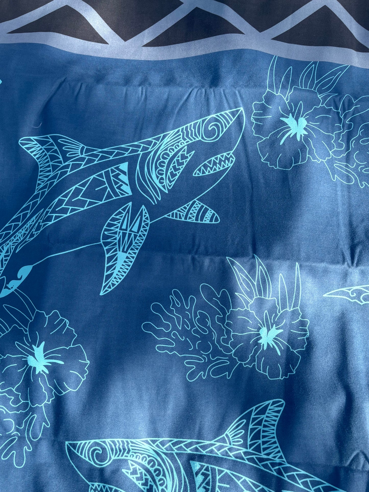 Hooked Shark Mini Golf and Utility Towel - Recycled rPET
