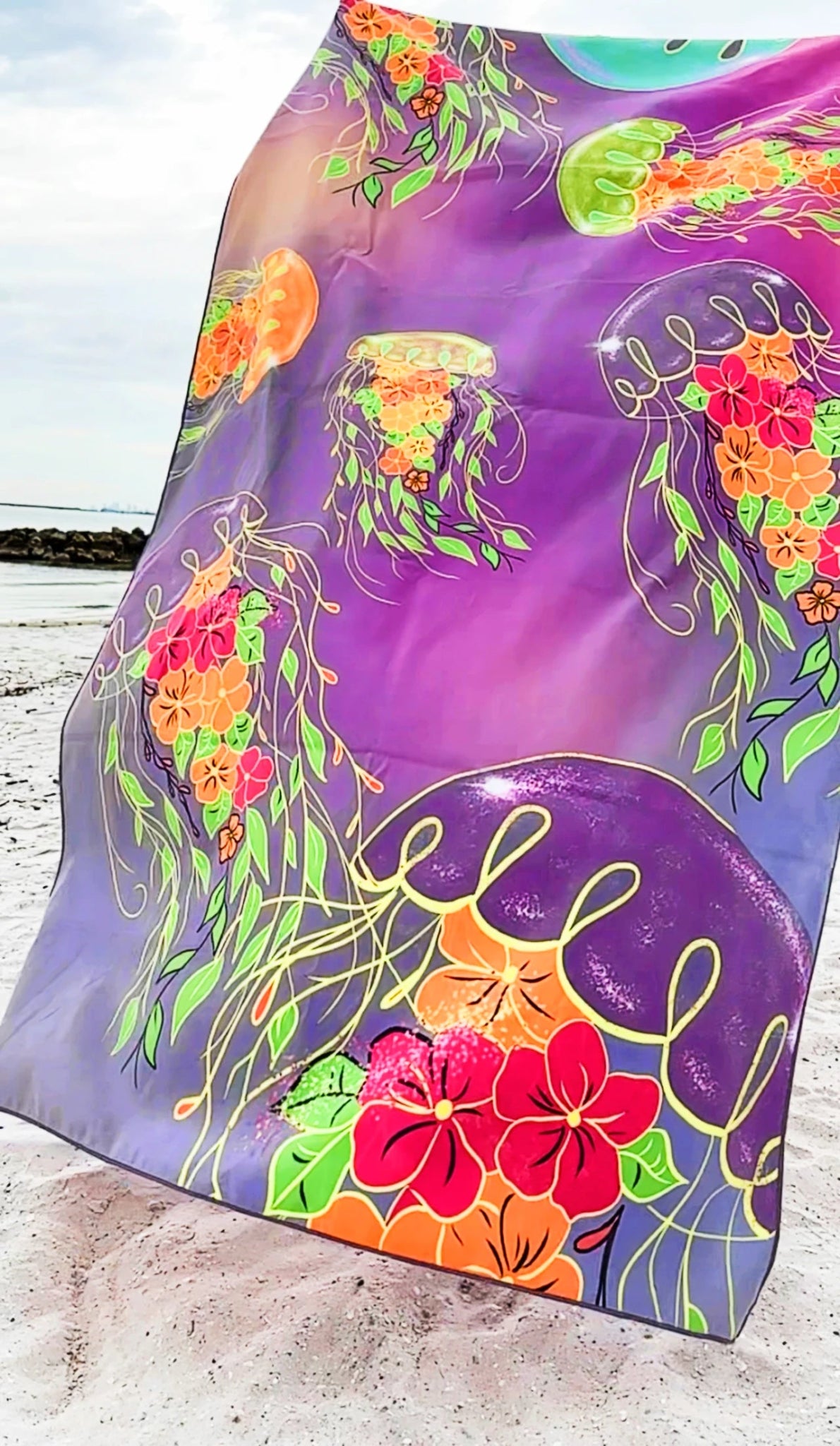 Jellyfish Beach Towel - Oh Snap! Swimwear